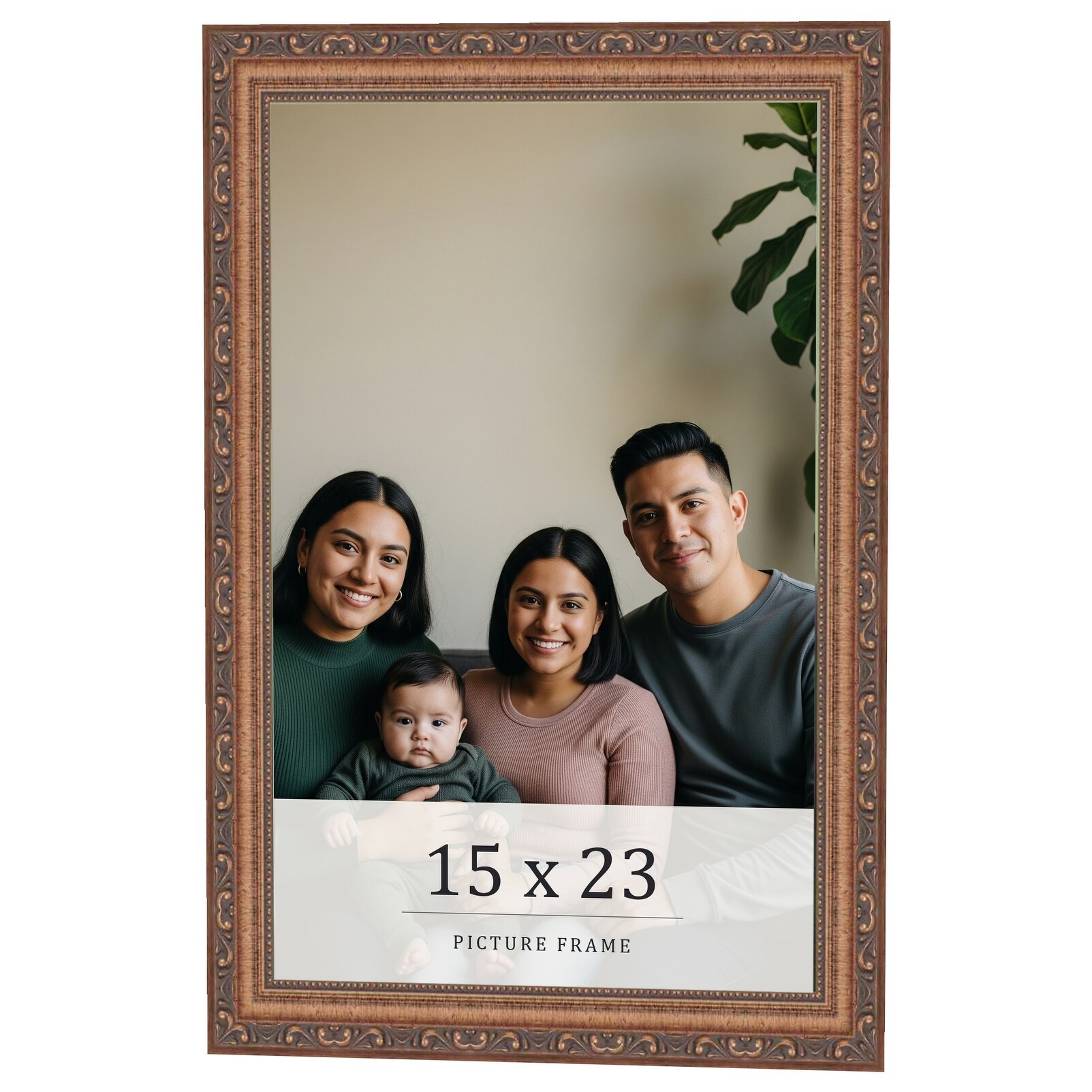 15x23 Frame Red Solid Wood Picture Frame Width 1.75 Inches